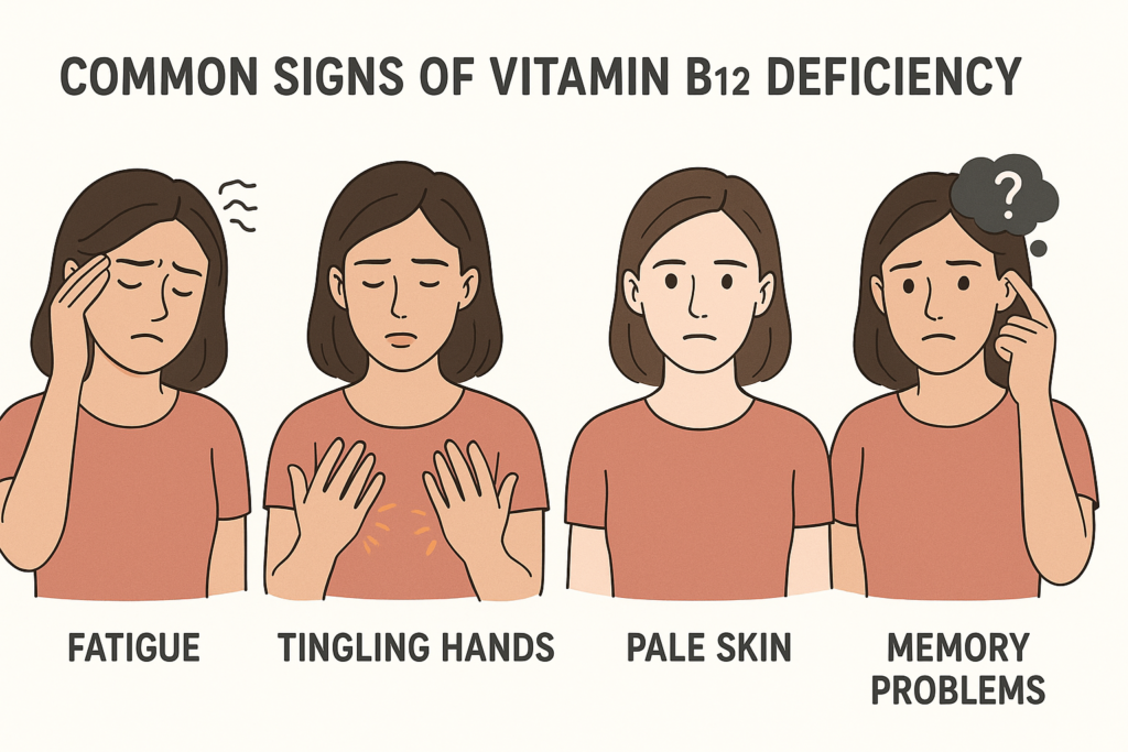 Common Signs of Vitamin B12 Deficiency and Natural Solutions