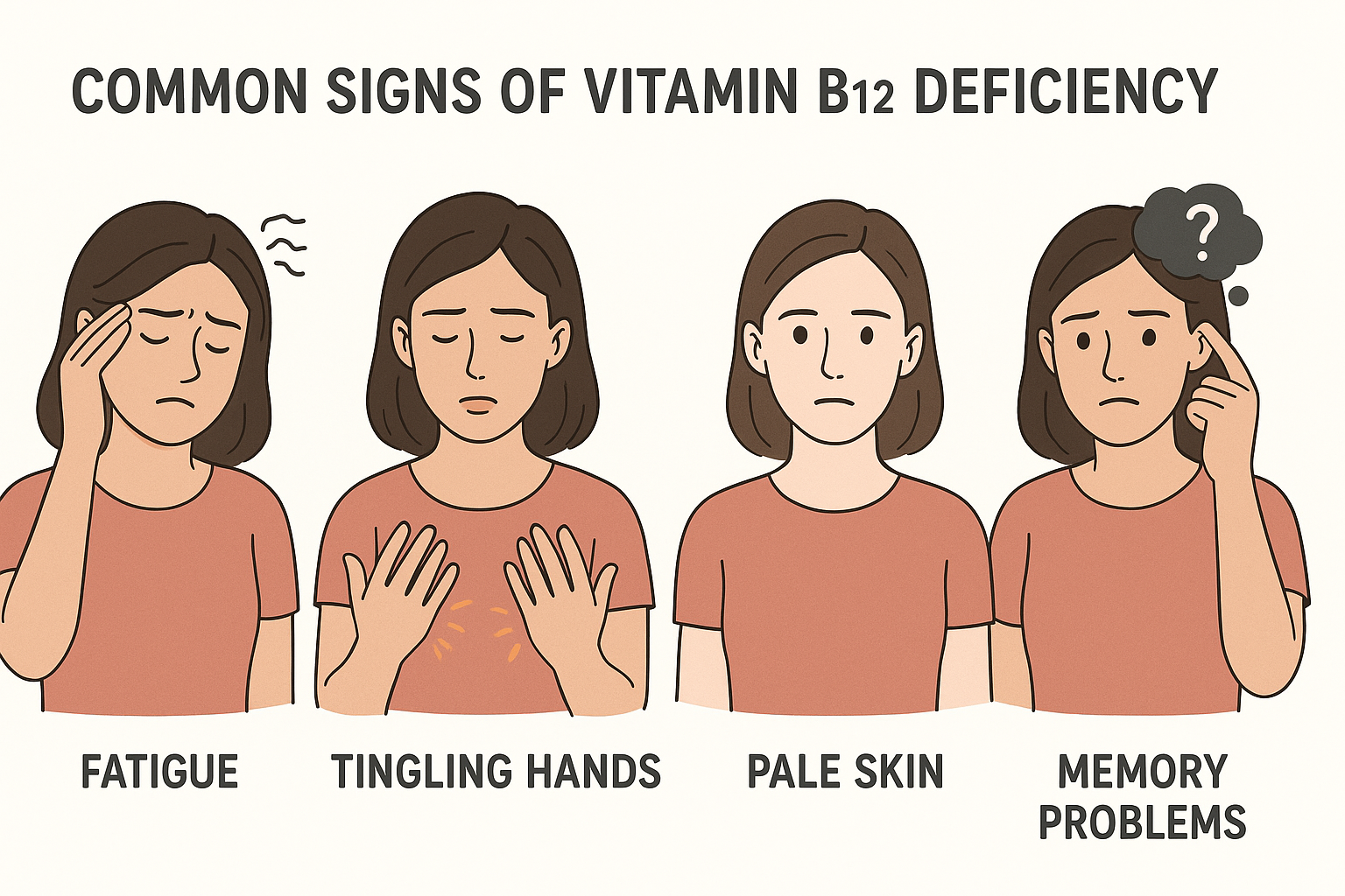 Common Signs of Vitamin B12 Deficiency and Natural Solutions
