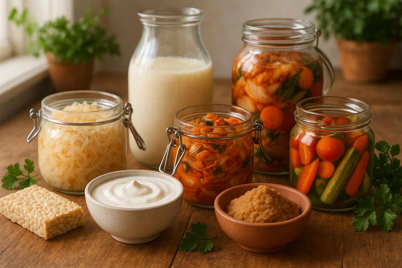 Probiotic Foods That Support Digestion, Immunity, and Microbiome Balance
